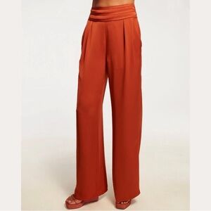 Ramy Brook Orange Wide Leg Pants
